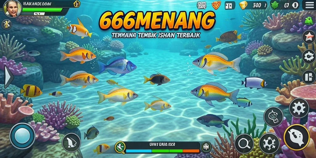 Gameplay seru Tembak Ikan di 666MENANG yang memikat.