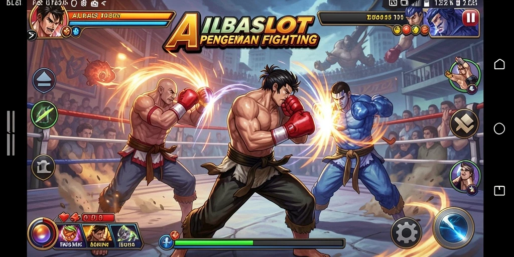Tangkapan layar menunjukkan pertarungan intens dalam ALBASLOT.