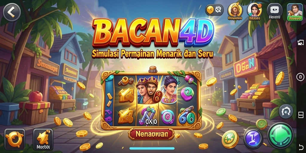 Tampilan gameplay BACAN4D yang menakjubkan dan interaktif.