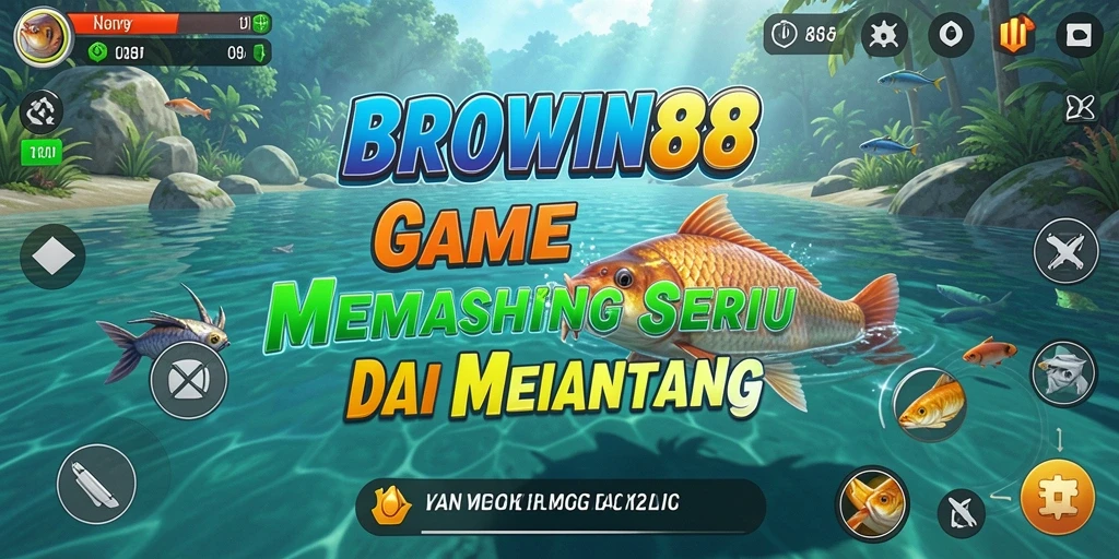 Tangkapan ikan besar dalam BROWIN88 di tengah suasana laut yang indah.