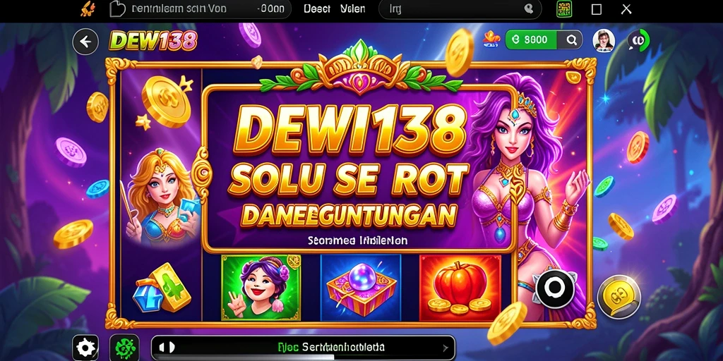 Gameplay menarik DEWI138 dengan tema slot yang beragam.