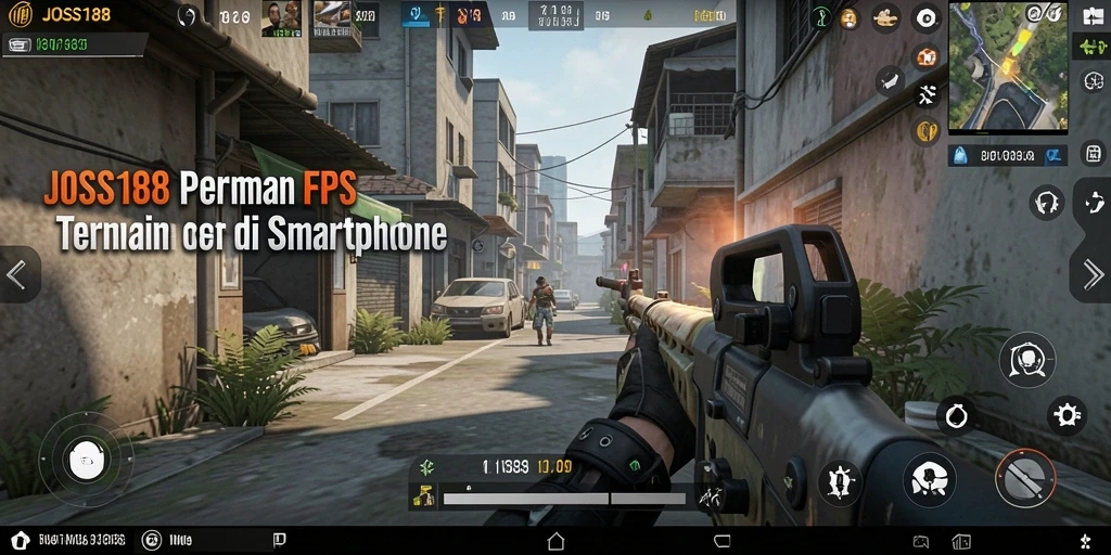 Tampilan gameplay JOSS188 yang penuh aksi dan strategi FPS.