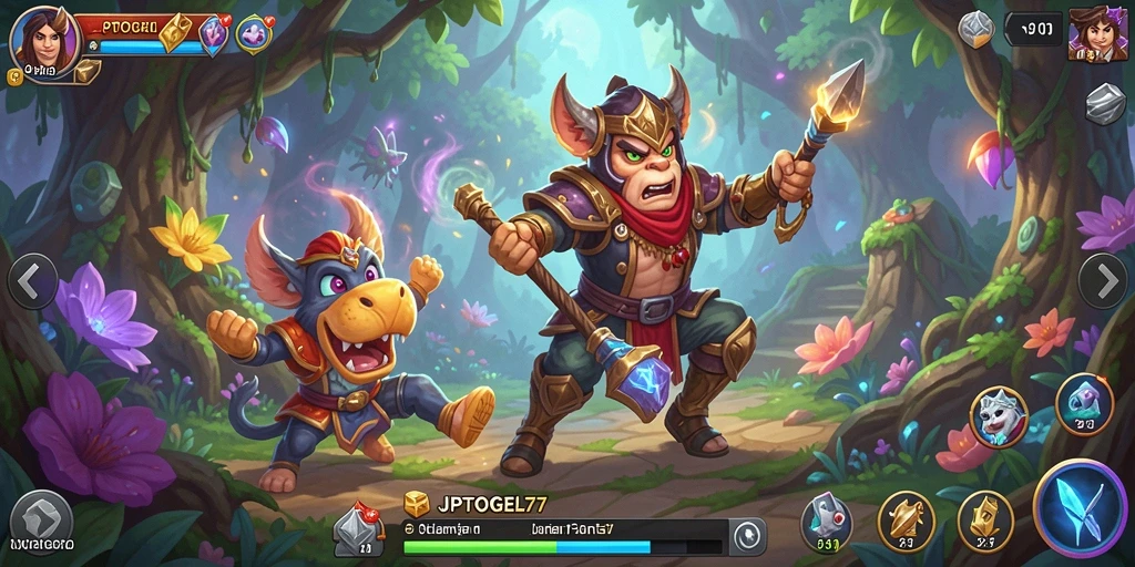 Tampilan gameplay petualangan yang menarik dan menantang.