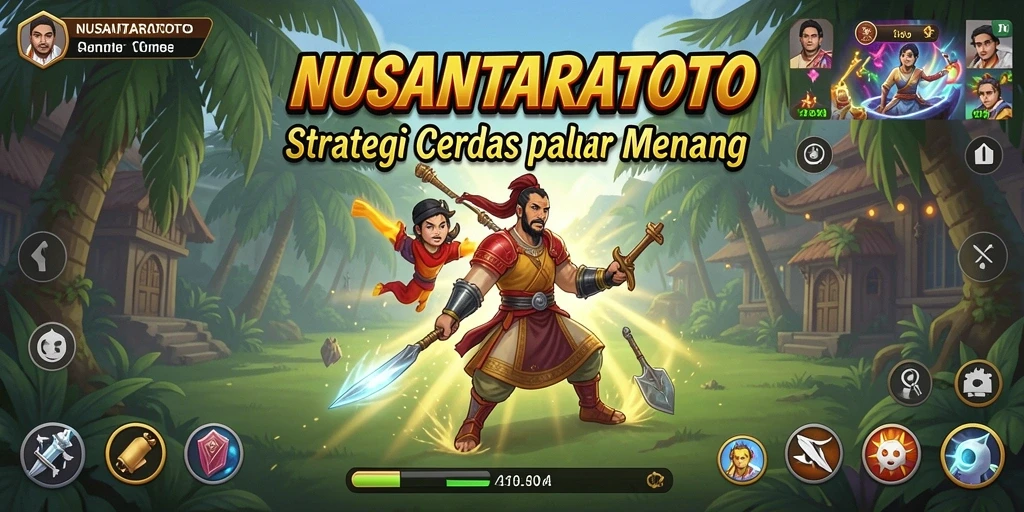 Tampilan gameplay seru dari NUSANTARATOTO yang melibatkan strategi.