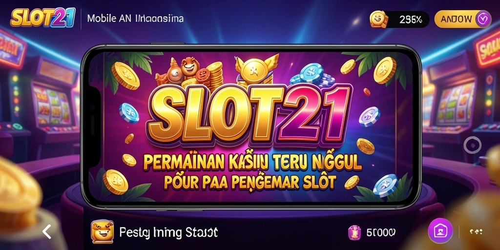 Screenshot SLOT21 menampilkan gameplay slot yang mengasyikkan.