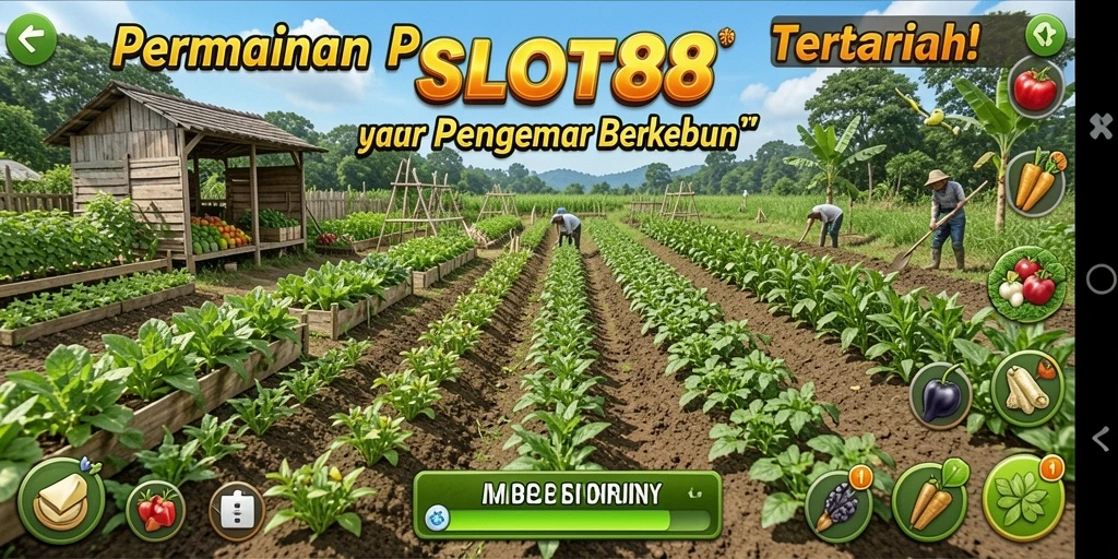 Tampilan gameplay SLOT88 yang menarik dan interaktif dalam dunia pertanian.