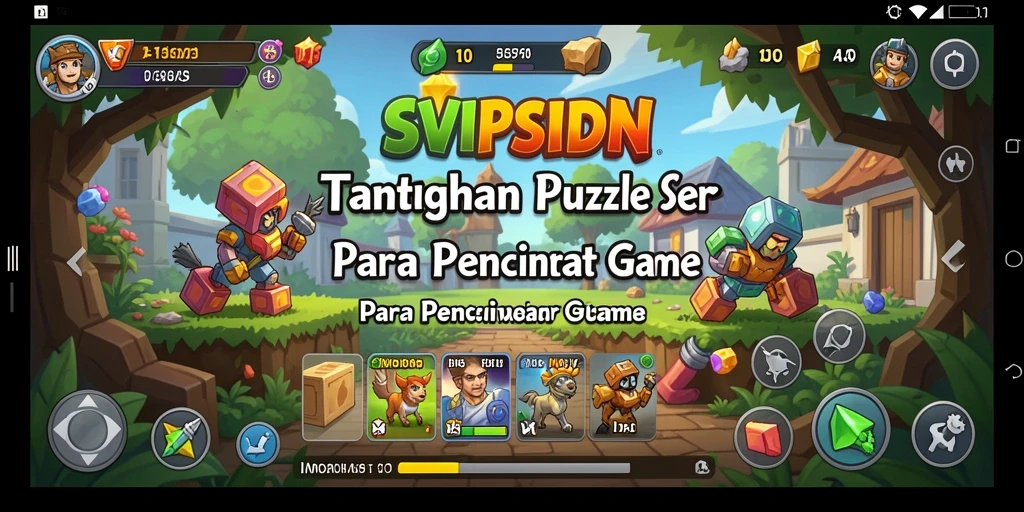Tampilan gameplay SVIPSIDN dengan tantangan menarik dan grafis yang memukau.