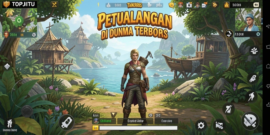 Tangkapan layar gameplay di dunia Open World yang mendebarkan.