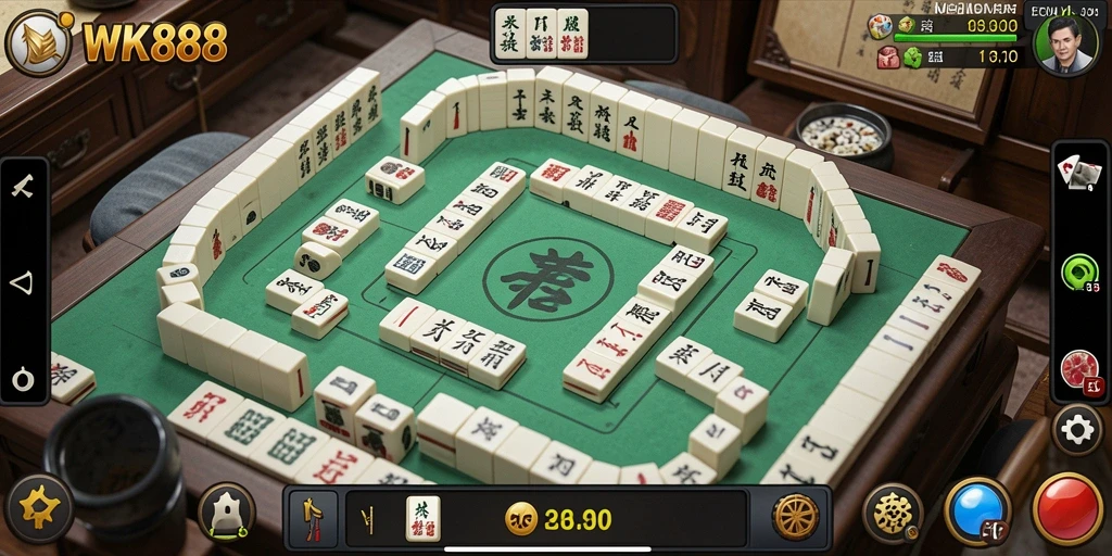 Tampilan klasik permainan Mahjong yang menawan dan inovatif.